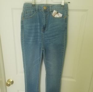 Boohoo Tall Denim Bum Lifting Skinny Jeans